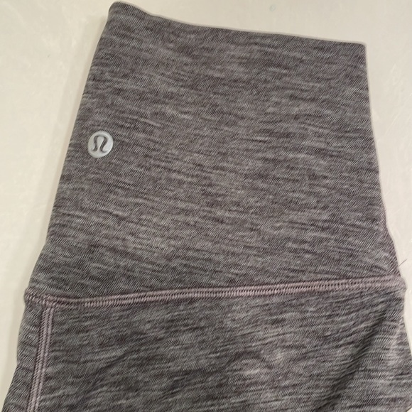 [ LIKE NEW ] size 4 lululemon align pant 25” heathered black gray - Picture 3 of 5